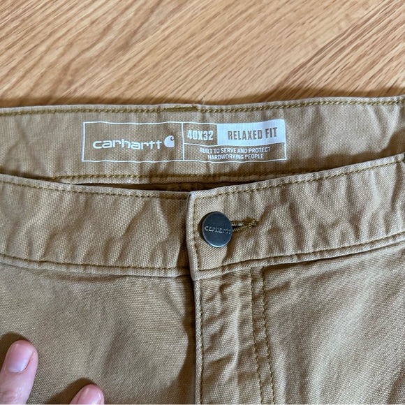 Carhartt 40x32 rugged flex relaxed fit canvas 5 pocket work pants - Picture 4 of 8